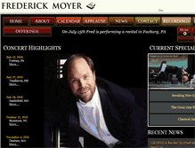 Tablet Screenshot of frederickmoyer.com